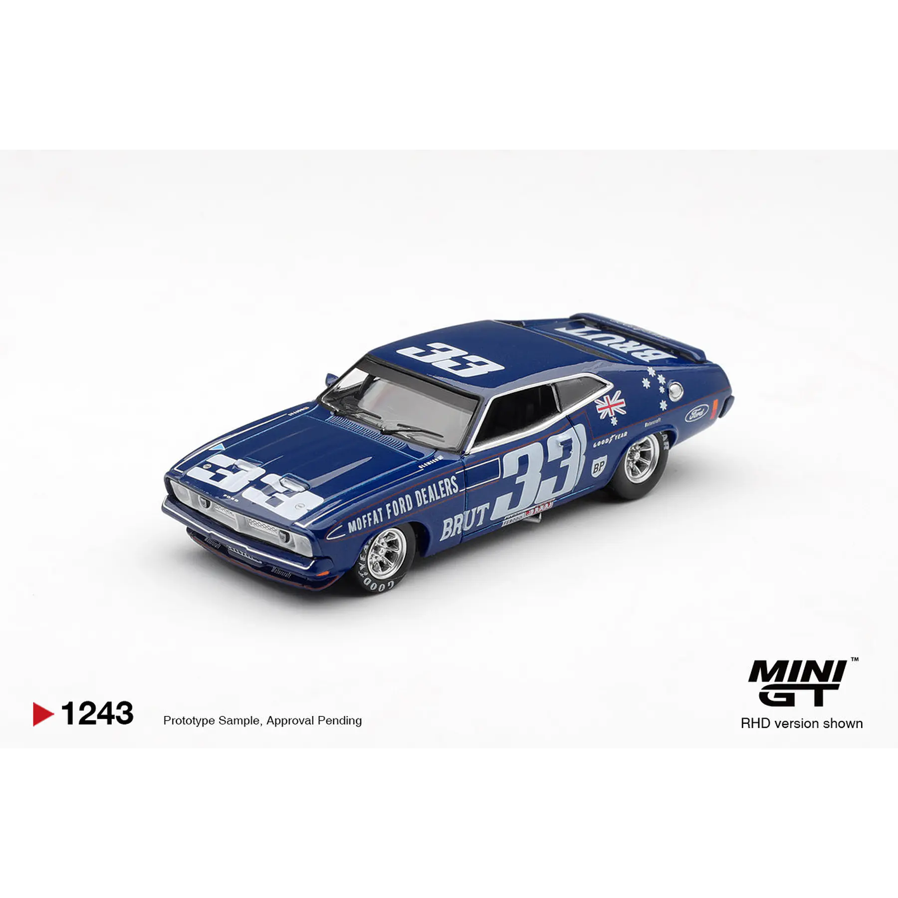 (PREVENTA) Mini GT 1:64 Ford XB Falcon GT- #33 1974 Bathurst 1000 – Australia Exclusive