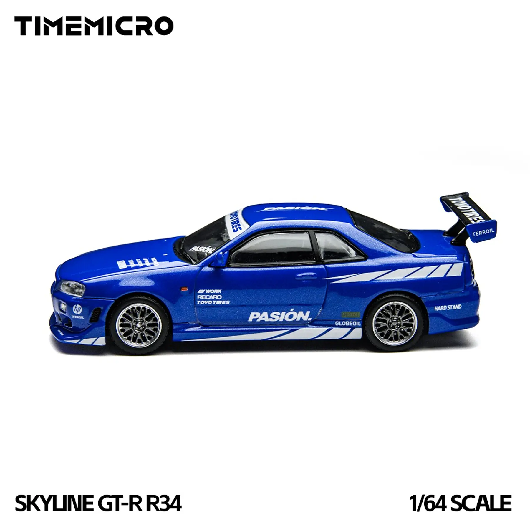 Time Micro 1:64 Skyline GTR R34 Blue