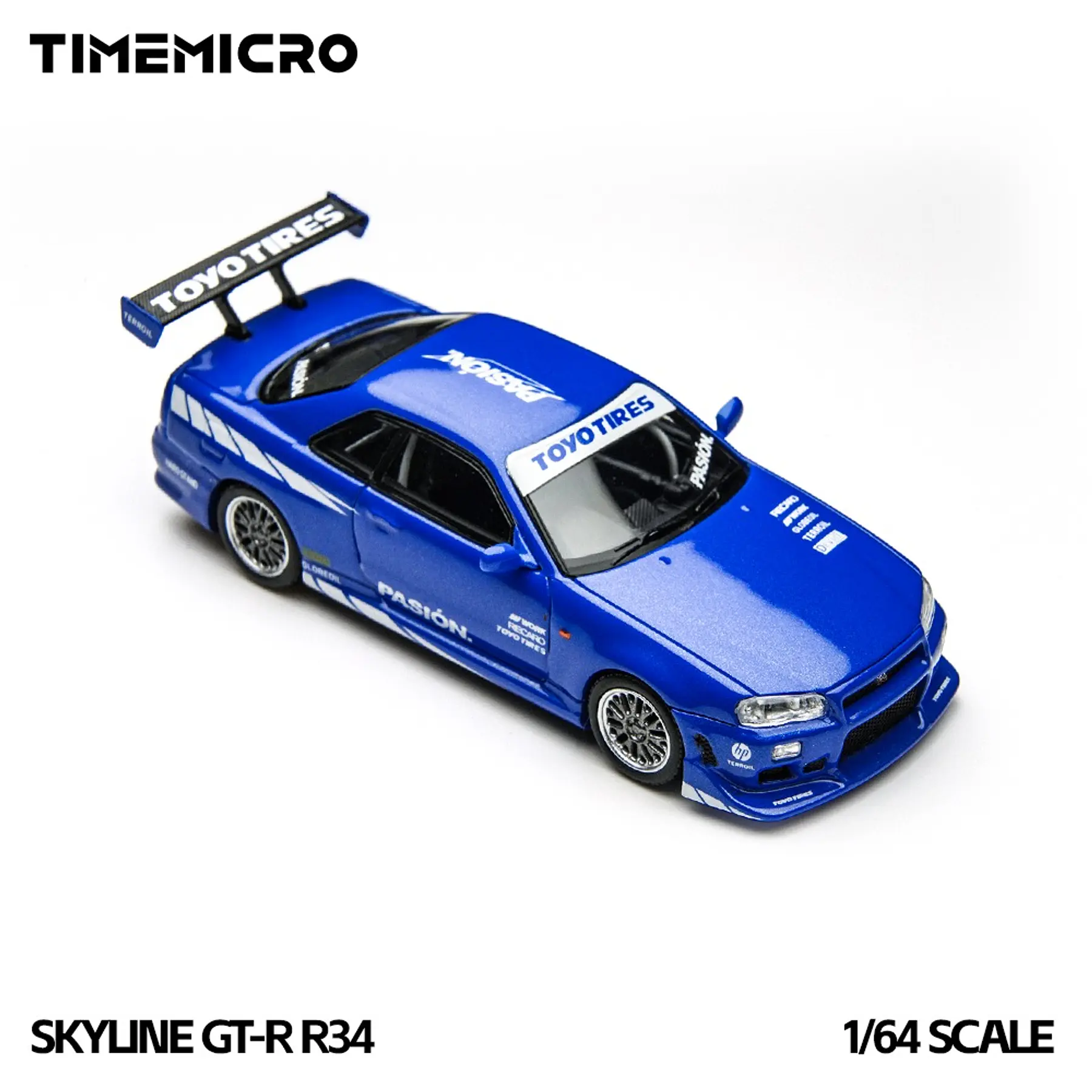 Time Micro 1:64 Skyline GTR R34 Blue