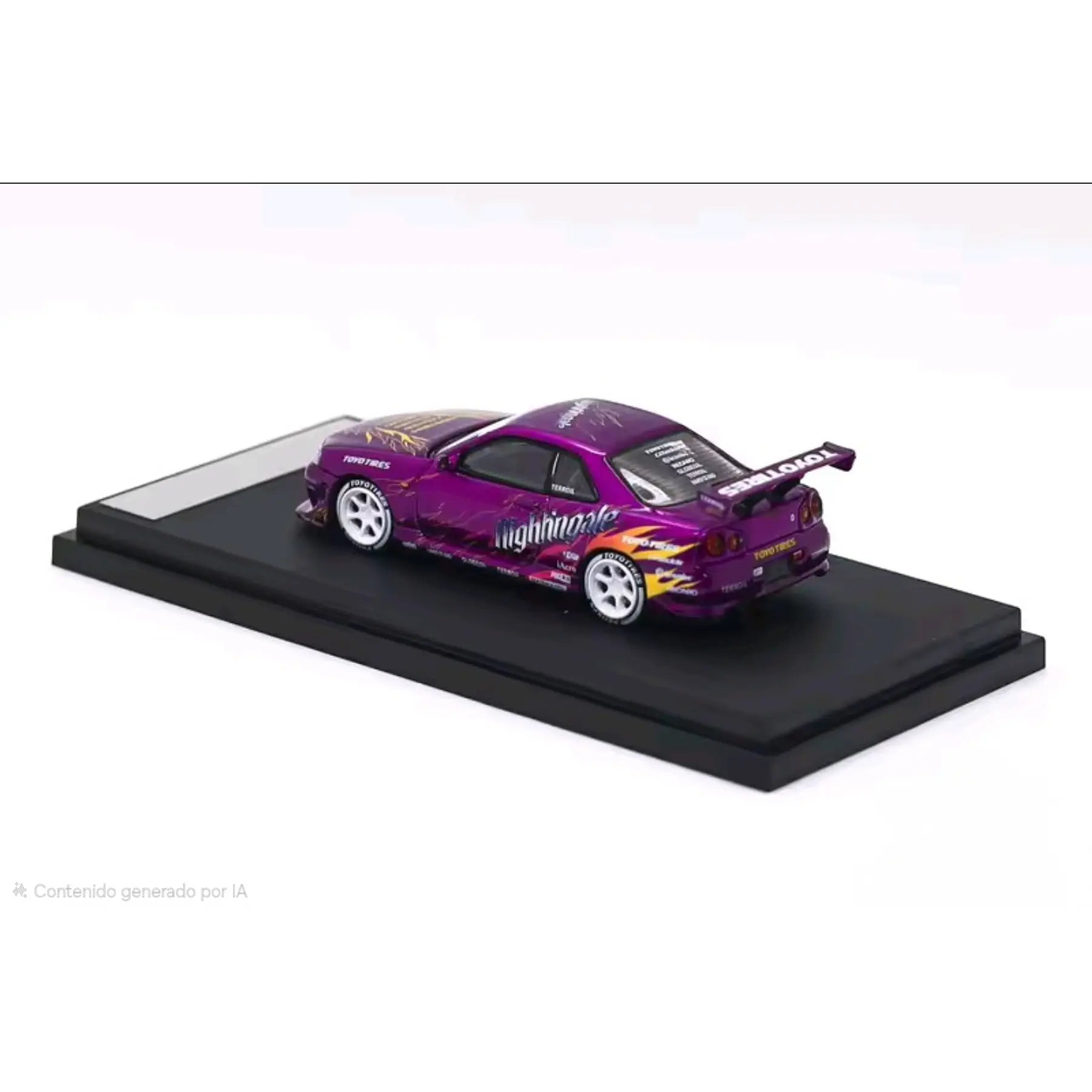 Time Micro 1:64 Skyline GTR R34 Purple