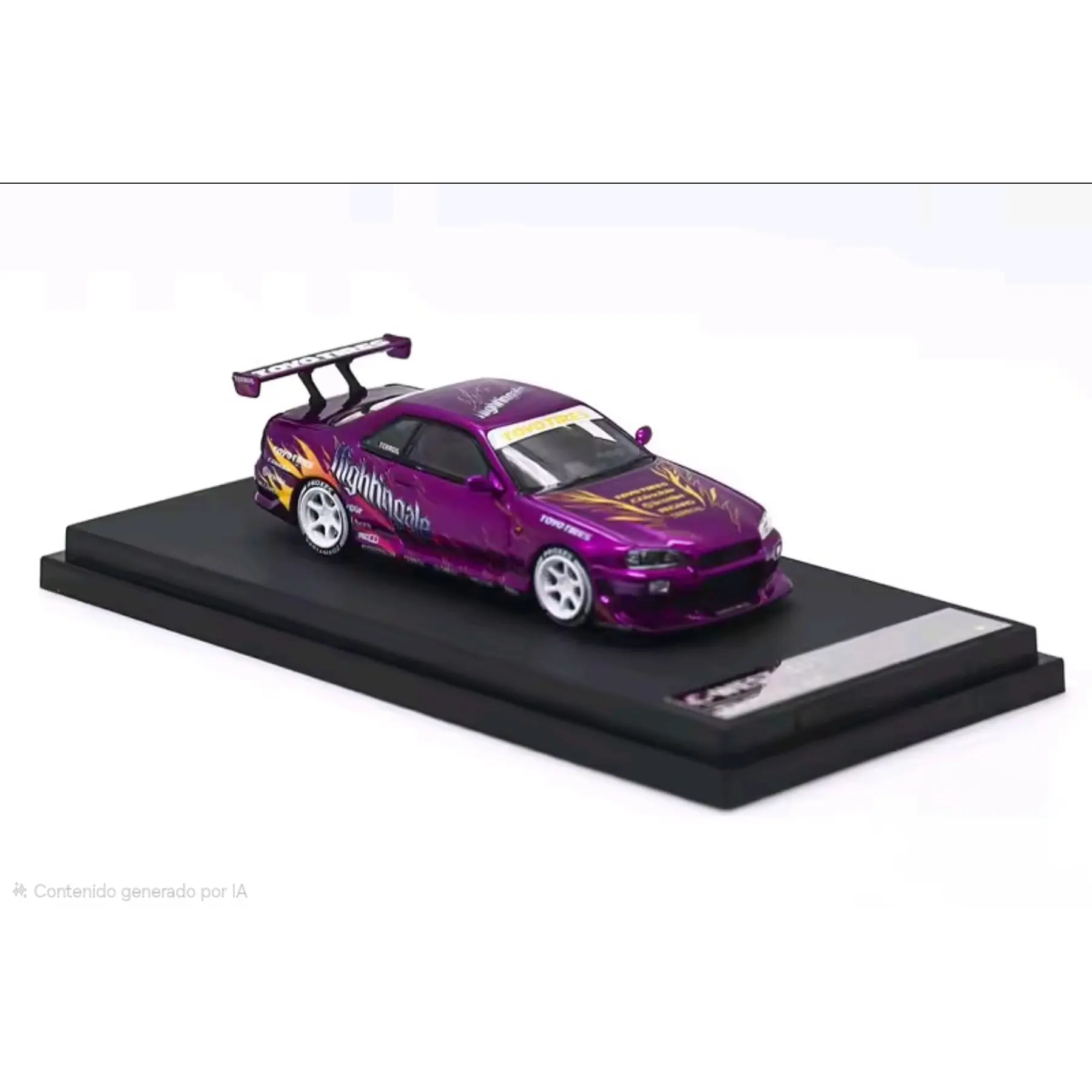 Time Micro 1:64 Skyline GTR R34 Purple