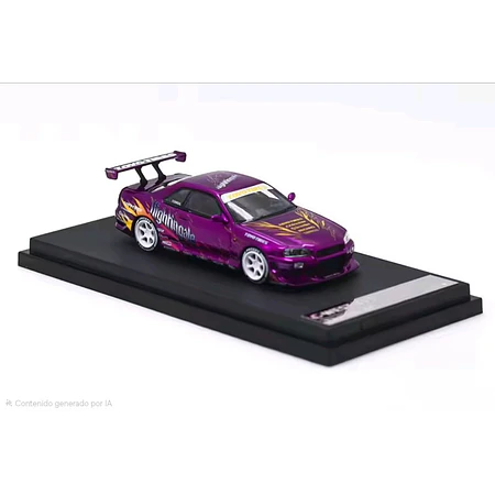 Time Micro 1:64 Skyline GTR R34 Purple