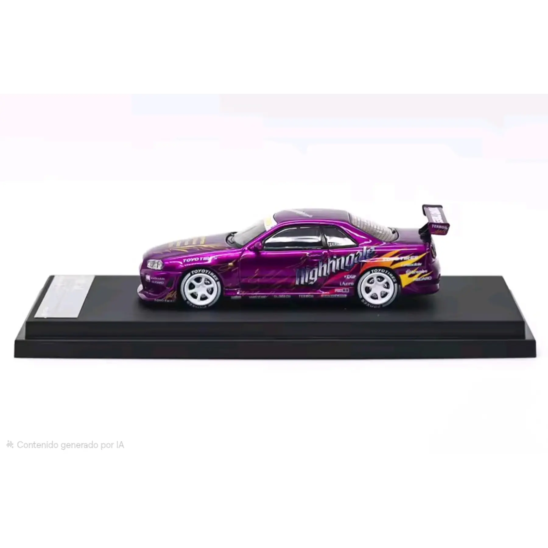 Time Micro 1:64 Skyline GTR R34 Purple