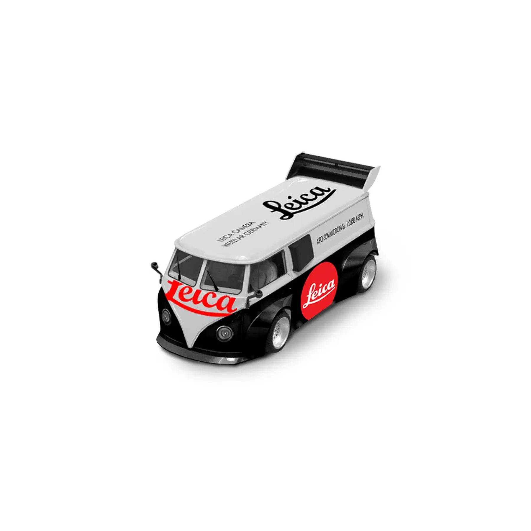 Cool Car 1:64 Volkswagen T1 Leica Painted Simulation Alloy Car Model.