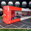 Time Micro x Perks 1:64 Mercedes-Benz - Flatbed Transport Trailer - Red