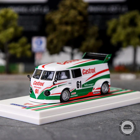 SupCar 1:64 Volkswagen T1 Castrol Model No. 61.