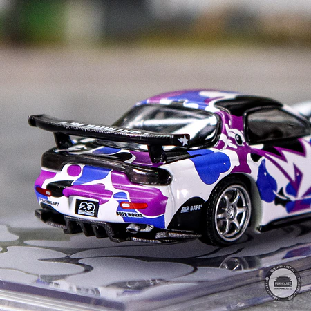 Pop Race 1:64 Mazda RX-7 FD3S Re-Amemiya BAPE STORE Hong Kong 20th Anniversary Special Edition