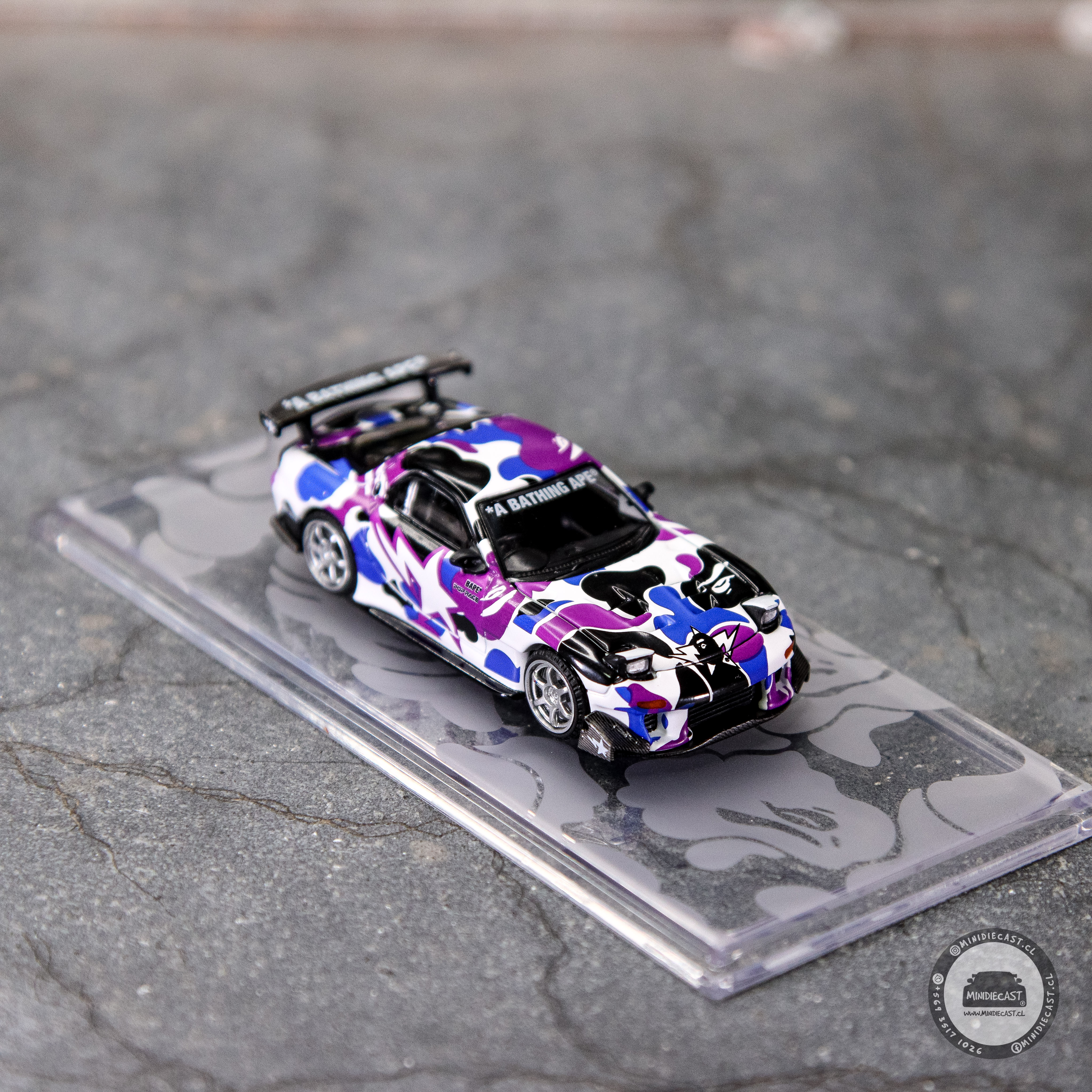 Pop Race 1:64 Mazda RX-7 FD3S Re-Amemiya BAPE STORE Hong Kong 20th Anniversary Special Edition