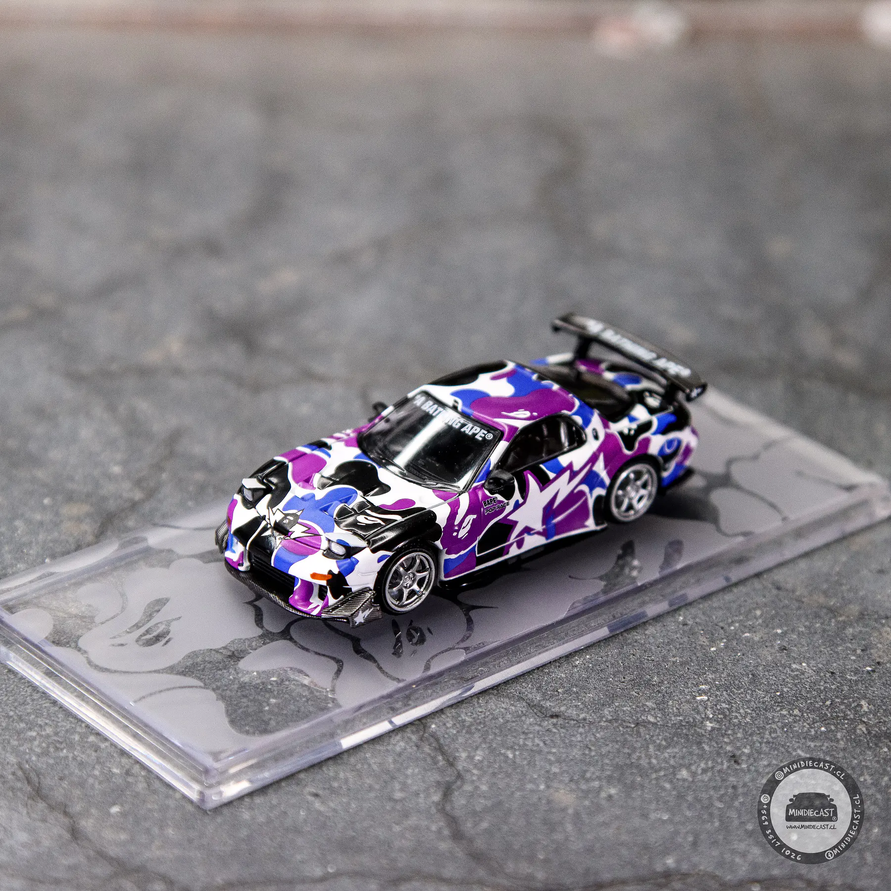 Pop Race 1:64 Mazda RX-7 FD3S Re-Amemiya BAPE STORE Hong Kong 20th Anniversary Special Edition