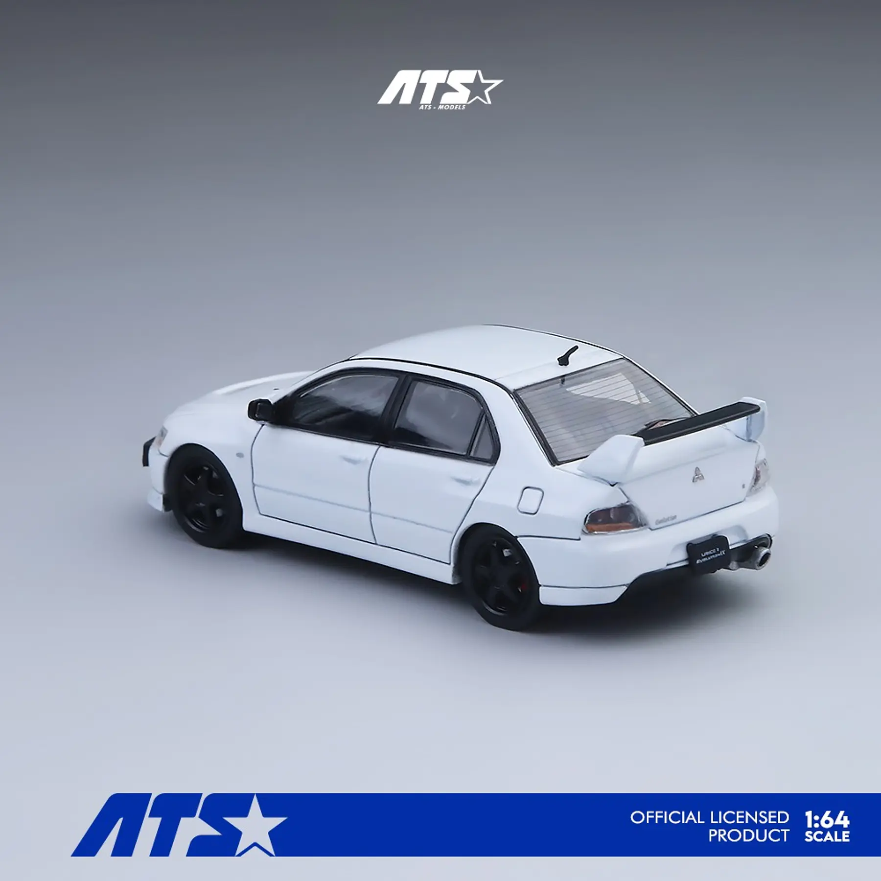 (PREVENTA) ATS 1:64 Mitsubishi Lancer Evolution IX - White