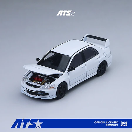 (PREVENTA) ATS 1:64 Mitsubishi Lancer Evolution IX - White