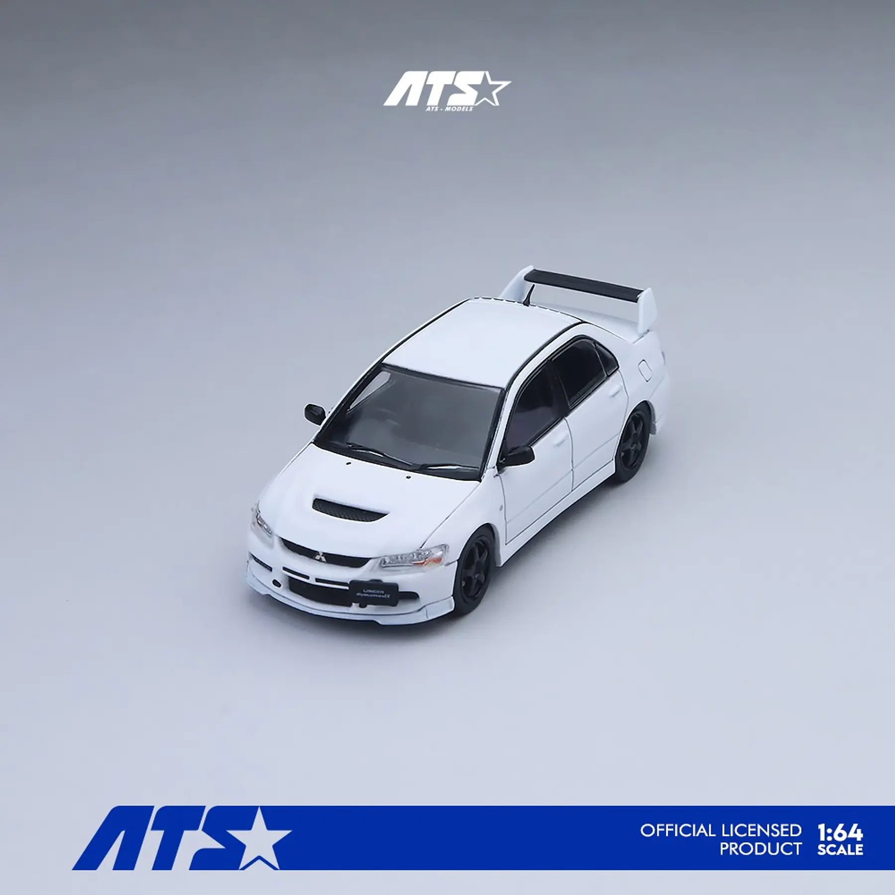 (PREVENTA) ATS 1:64 Mitsubishi Lancer Evolution IX - White