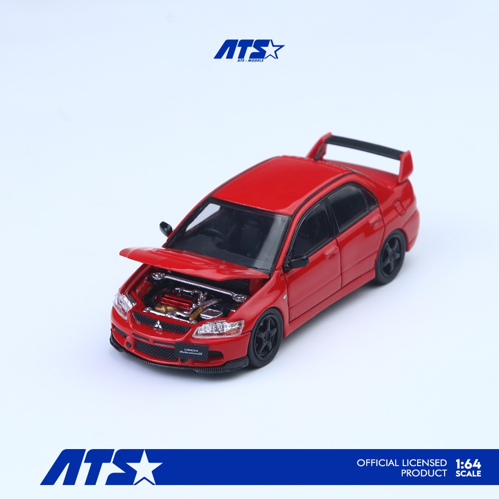 (PREVENTA) ATS 1:64 Mitsubishi Lancer Evolution IX - Red