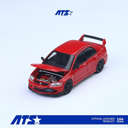 (PREVENTA) ATS 1:64 Mitsubishi Lancer Evolution IX - Red
