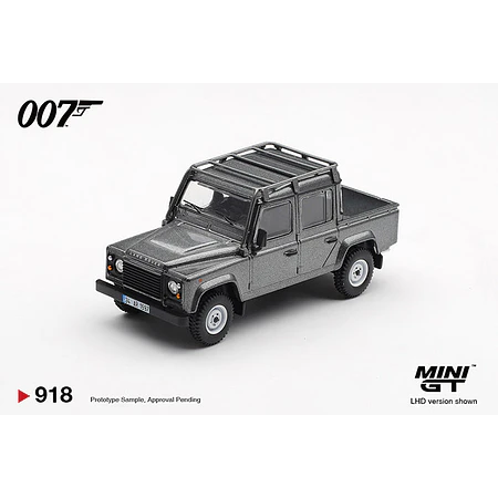 (PREVENTA) Mini GT 1:64 James Bond 007 Land Rover Defender 110 Crew Cab “Skyfall”- English Packaging – Limited Edition