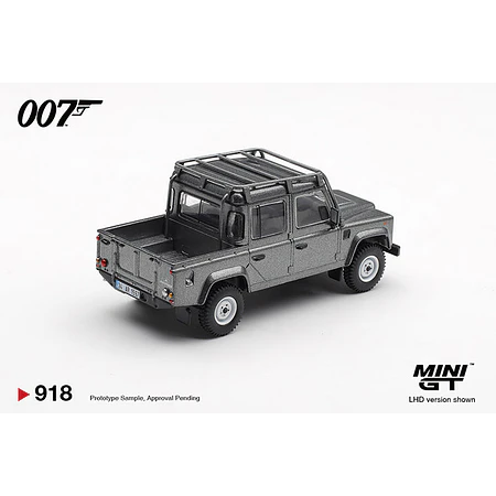 (PREVENTA) Mini GT 1:64 James Bond 007 Land Rover Defender 110 Crew Cab “Skyfall”- English Packaging – Limited Edition