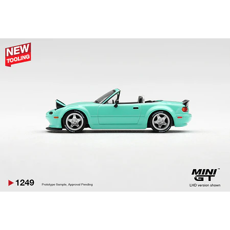 (PREVENTA) Mini GT 1:64 Mazda MX-5 (NA) Pandem – Mint Green – Limited Edition