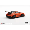 (PREVENTA) Mini GT 1:64 Porsche 911 (992) GT3 RS Weissach Package – Gulf Orange – Limited Edition