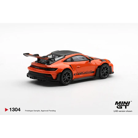(PREVENTA) Mini GT 1:64 Porsche 911 (992) GT3 RS Weissach Package – Gulf Orange – Limited Edition