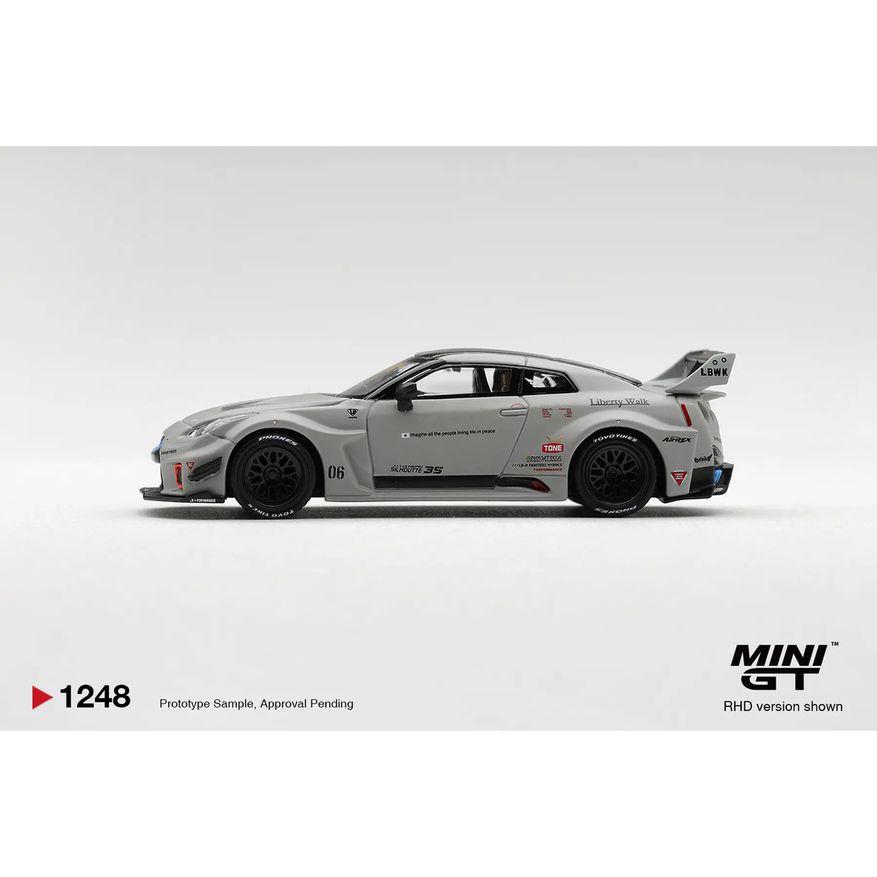 (PREVENTA) Mini GT 1:64 NISSAN LB-Silhouette WORKS GT 35GT-RR Ver.1 – Matt Grey – Limited Edition