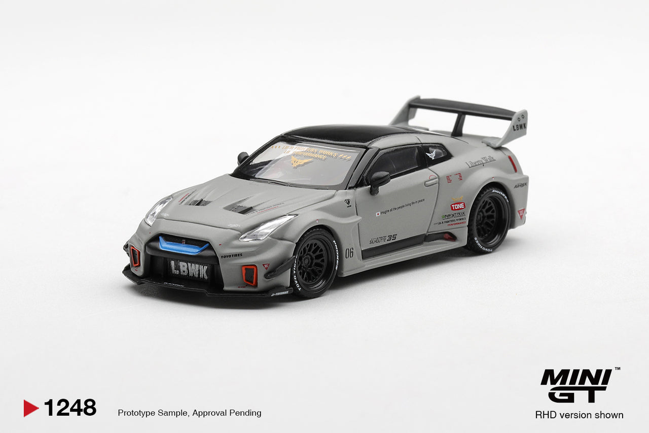 (PREVENTA) Mini GT 1:64 NISSAN LB-Silhouette WORKS GT 35GT-RR Ver.1 – Matt Grey – Limited Edition