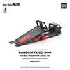 (PREVENTA) Pop Race 1:64 PANDEM Mitsubishi Fuso 300 Flatbed Transporter ADVAN