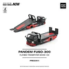 (PREVENTA) Pop Race 1:64 PANDEM Mitsubishi Fuso 300 Flatbed Transporter ADVAN
