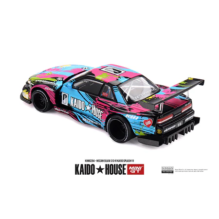 (PREVENTA) Kaido House x Mini GT 1:64 Nissan Silvia S13-R Kaido Splash V1- Limited Edition