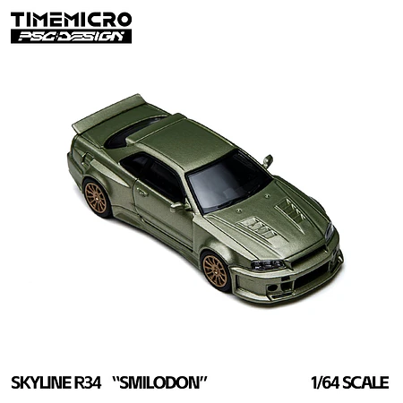 (PREVENTA) Time Micro × PSC DESIGN 1:64 R34 "Smilodon" Millennium Jade