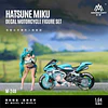(PREVENTA) MoreArt 1:64 Motorcycle Figure Resin Model Hatsune Miku