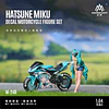 (PREVENTA) MoreArt 1:64 Motorcycle Figure Resin Model Hatsune Miku