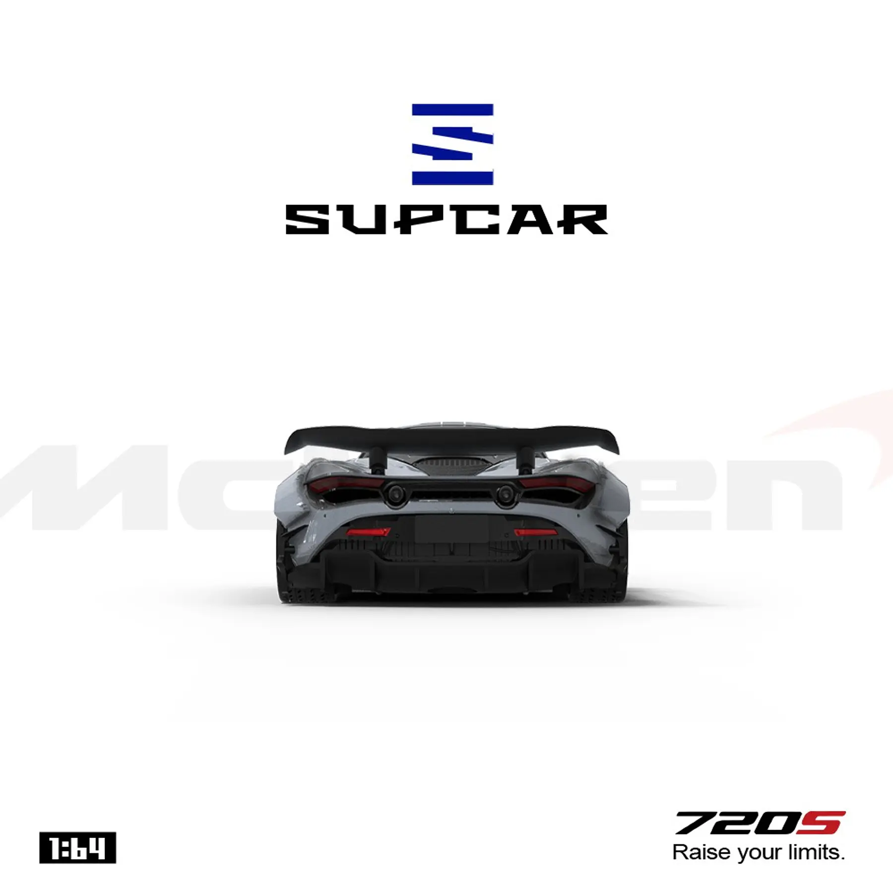 (PREVENTA) SupCar 1:64 McLaren 720S Grey Shadow