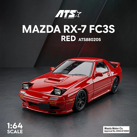 (PREVENTA) ATS 1:64 Mazda RX-7 FC3S - Red