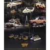 (PREVENTA) Mini GT 1:64 Sikorsky S58T Helicopter 1985 Camel Trophy