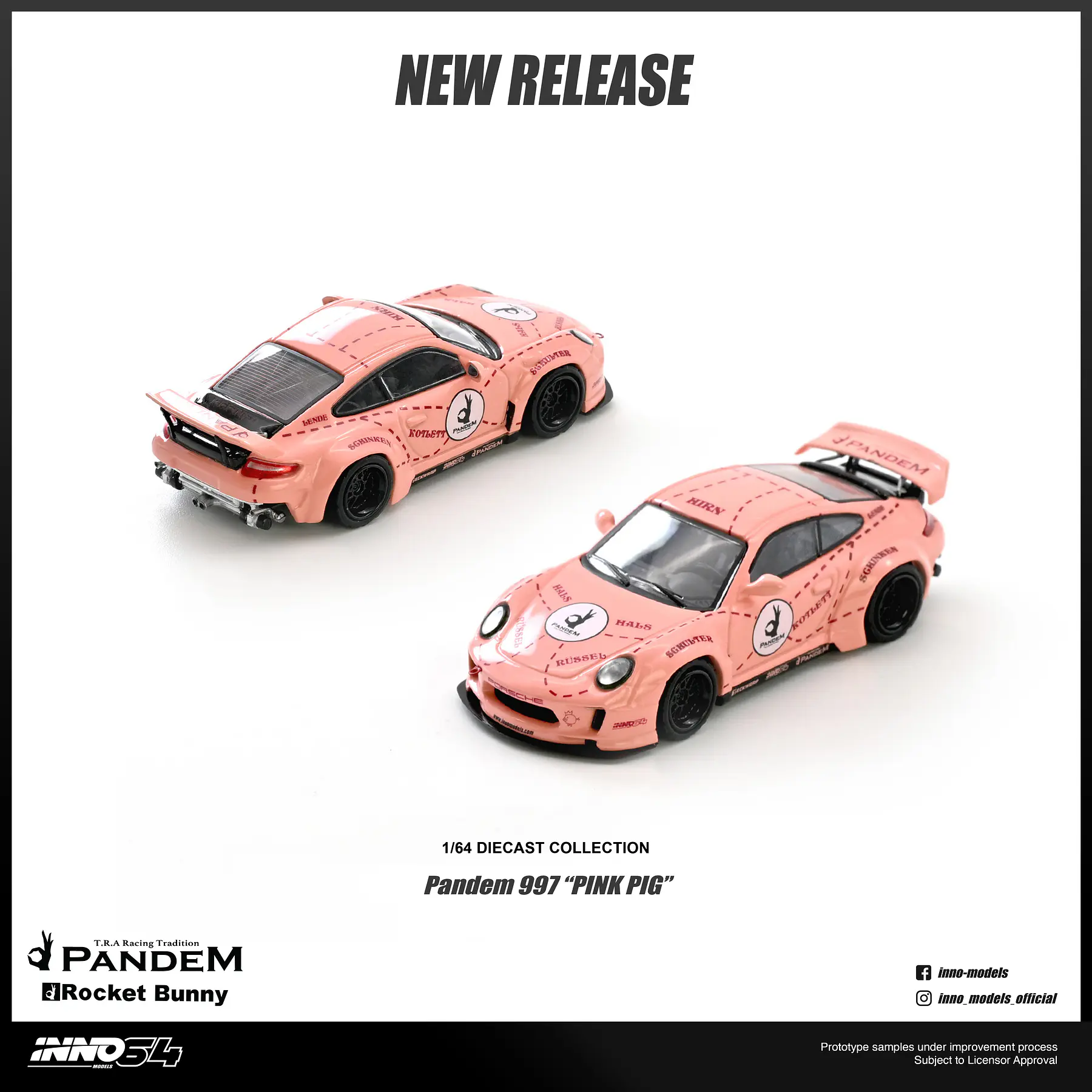 (PREVENTA) Inno64 1:64 Pandem Porsche 997 