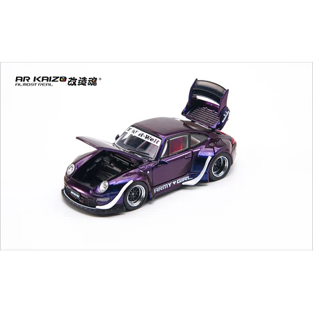 (PREVENTA) AR KAIZO 1:64 Porsche RWB 993 Army Girl
