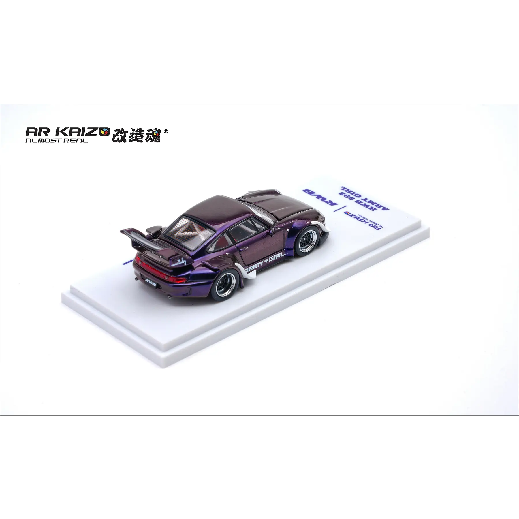 (PREVENTA) AR KAIZO 1:64 Porsche RWB 993 Army Girl