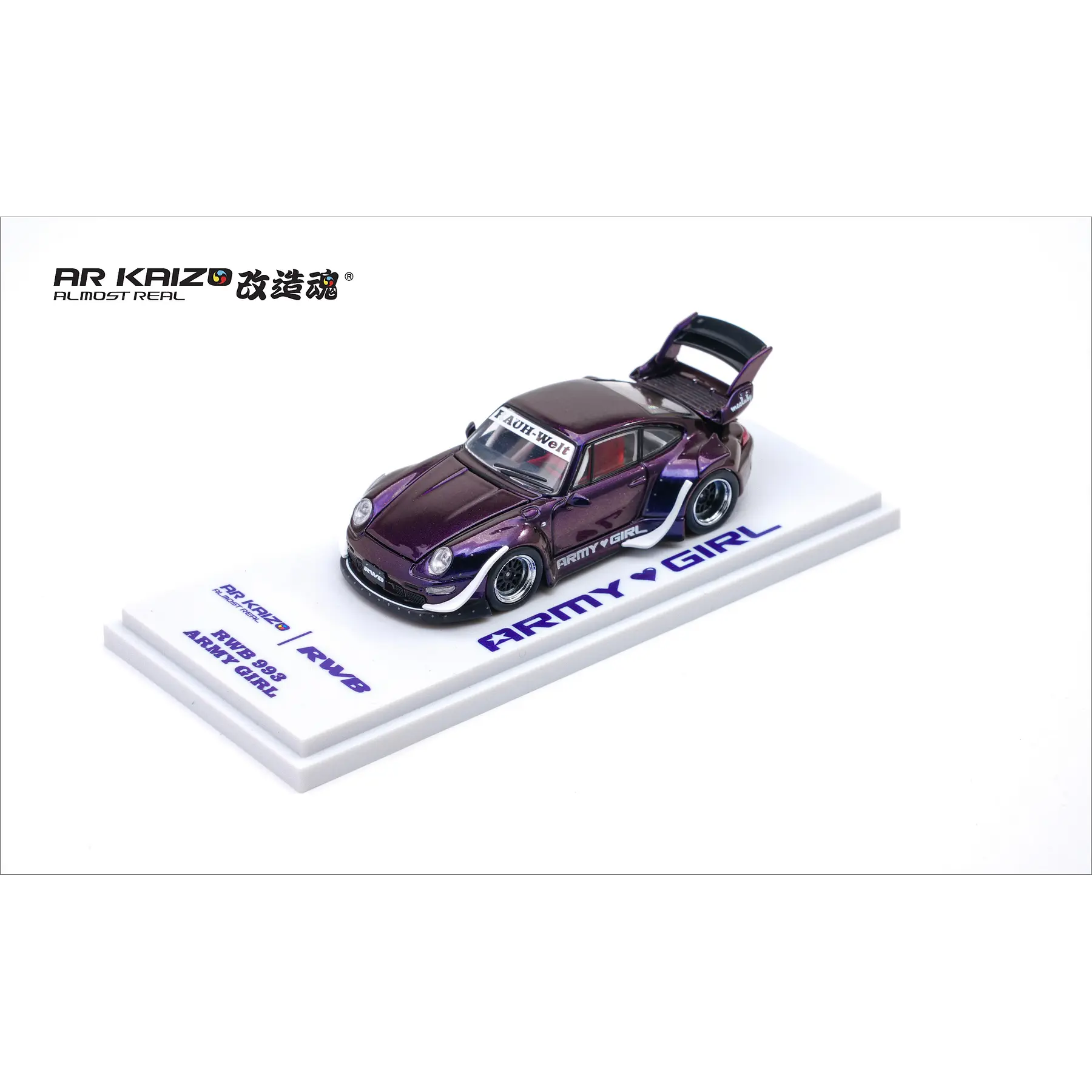(PREVENTA) AR KAIZO 1:64 Porsche RWB 993 Army Girl