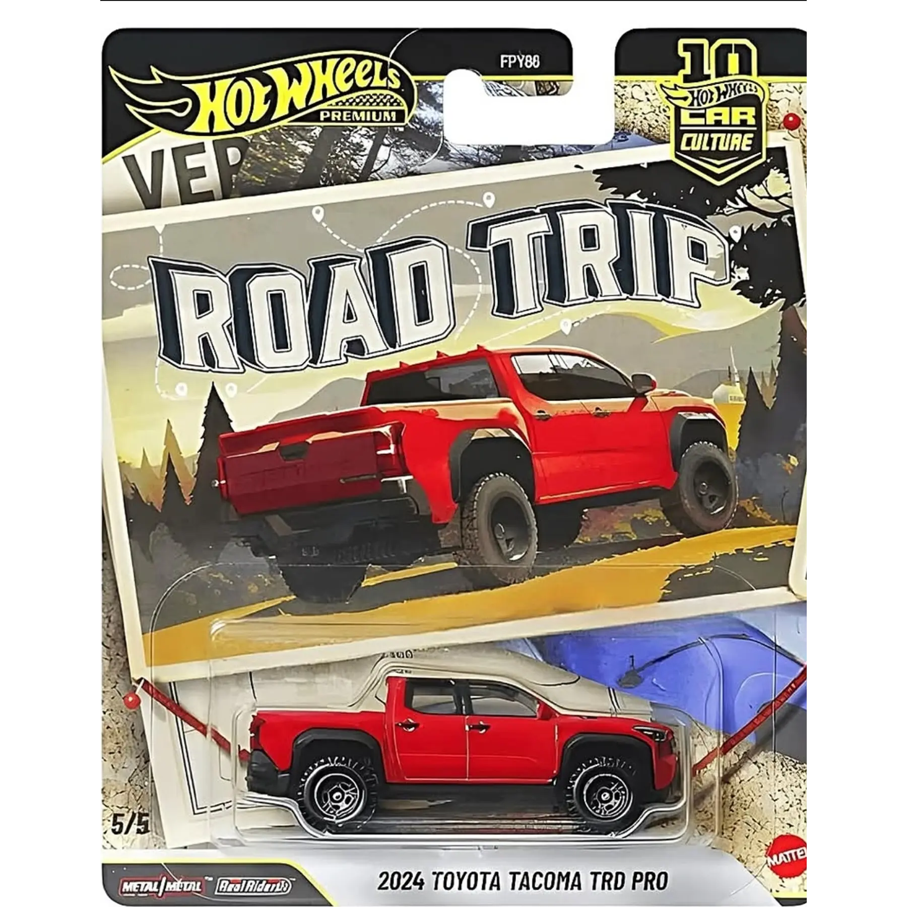 (PREVENTA) Hot Wheels 1:64 Car Culture 10th Anniversary 2026 V Case -Road Trip Assortment