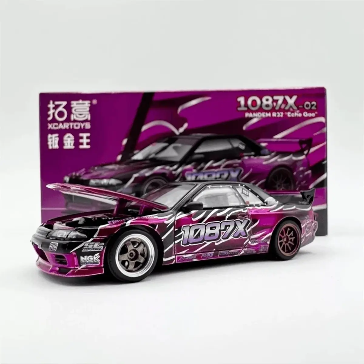 XCARTOYS 1:64 PANDEM Nissan R32 Echo Gao HEC 2026
