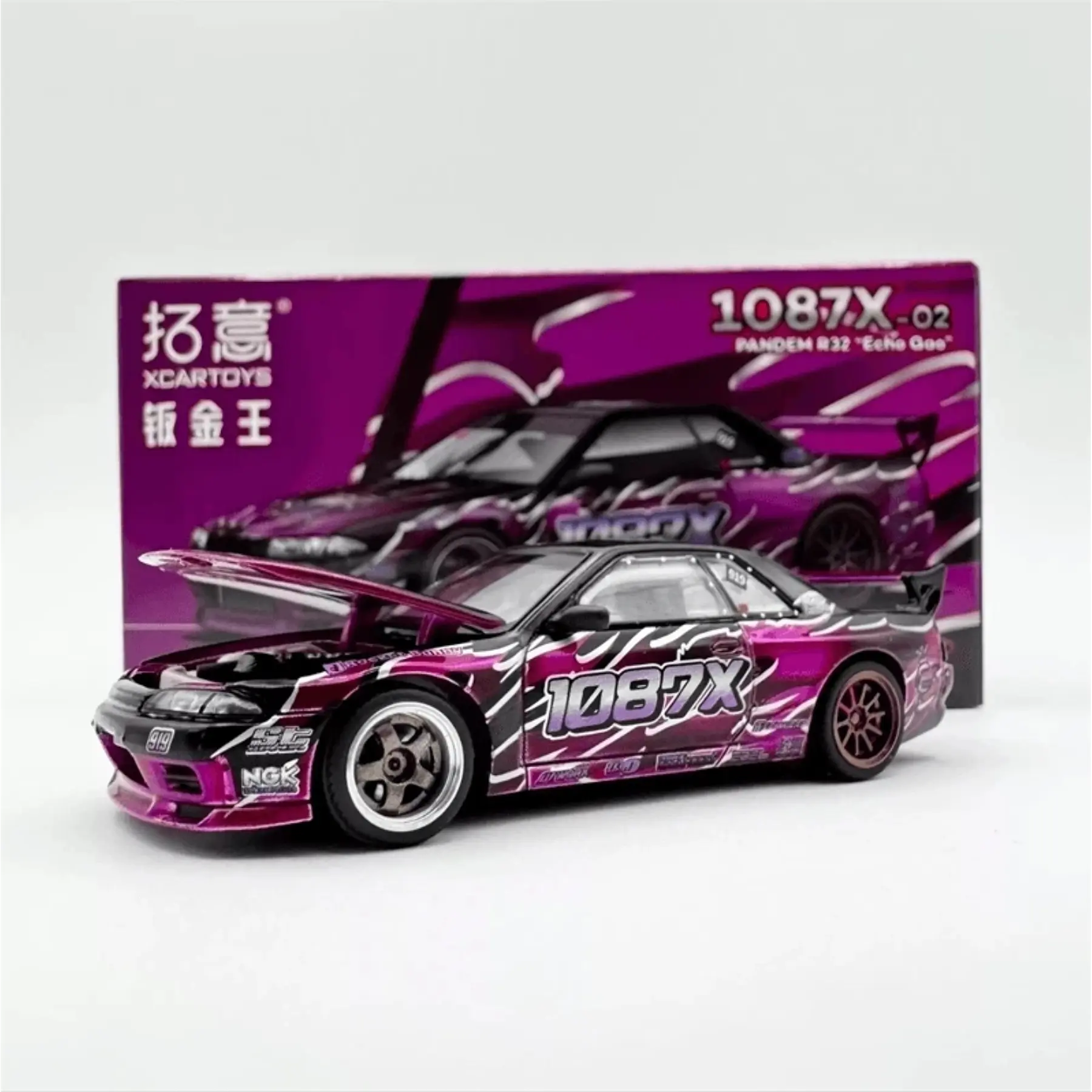 XCARTOYS 1:64 PANDEM Nissan R32 Echo Gao HEC 2026