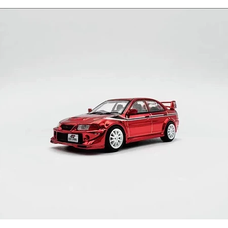 WORKS 1:64 Mitsubishi Lancer Evolution VI TME HEC 2026 red chrome