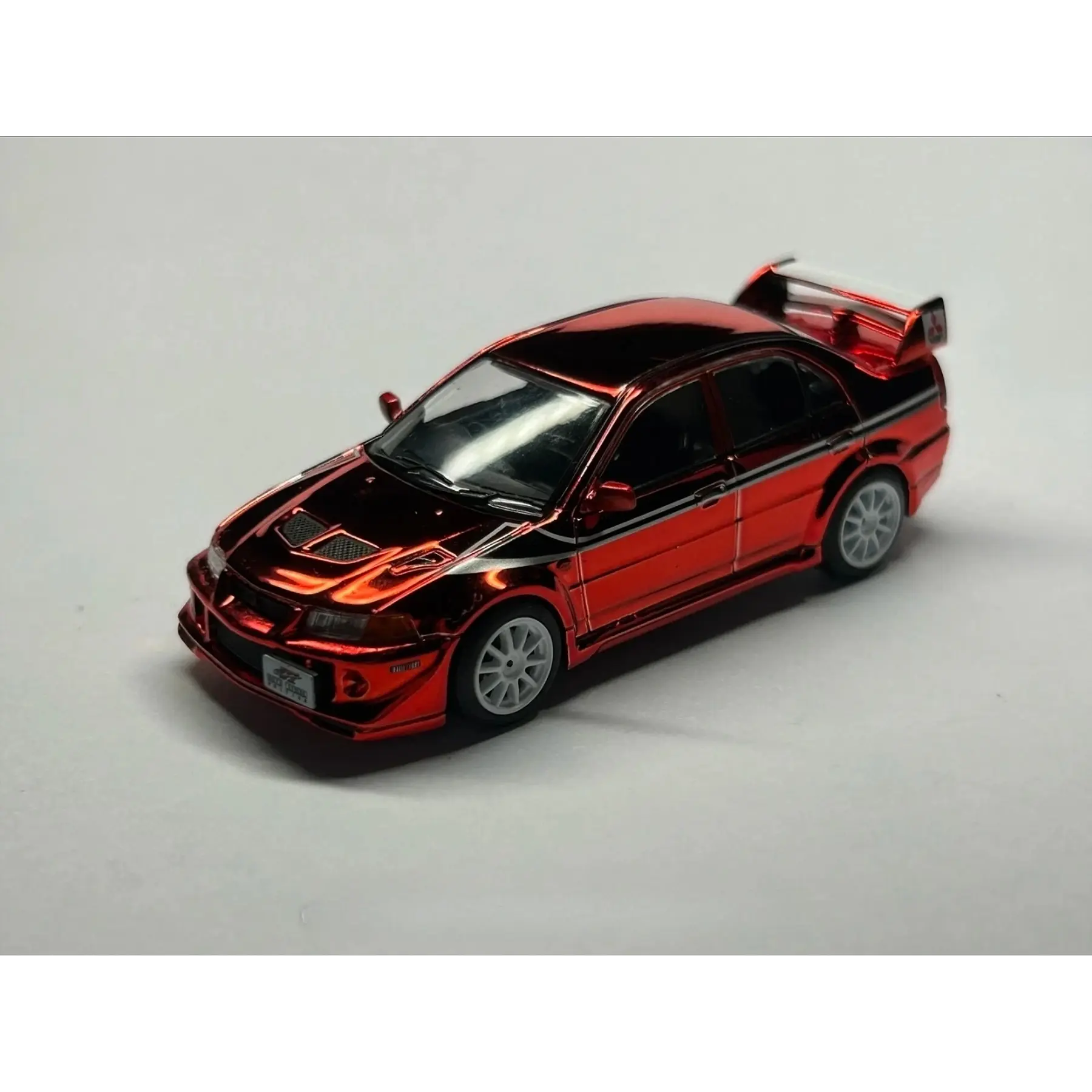 WORKS 1:64 Mitsubishi Lancer Evolution VI TME HEC 2026 red chrome