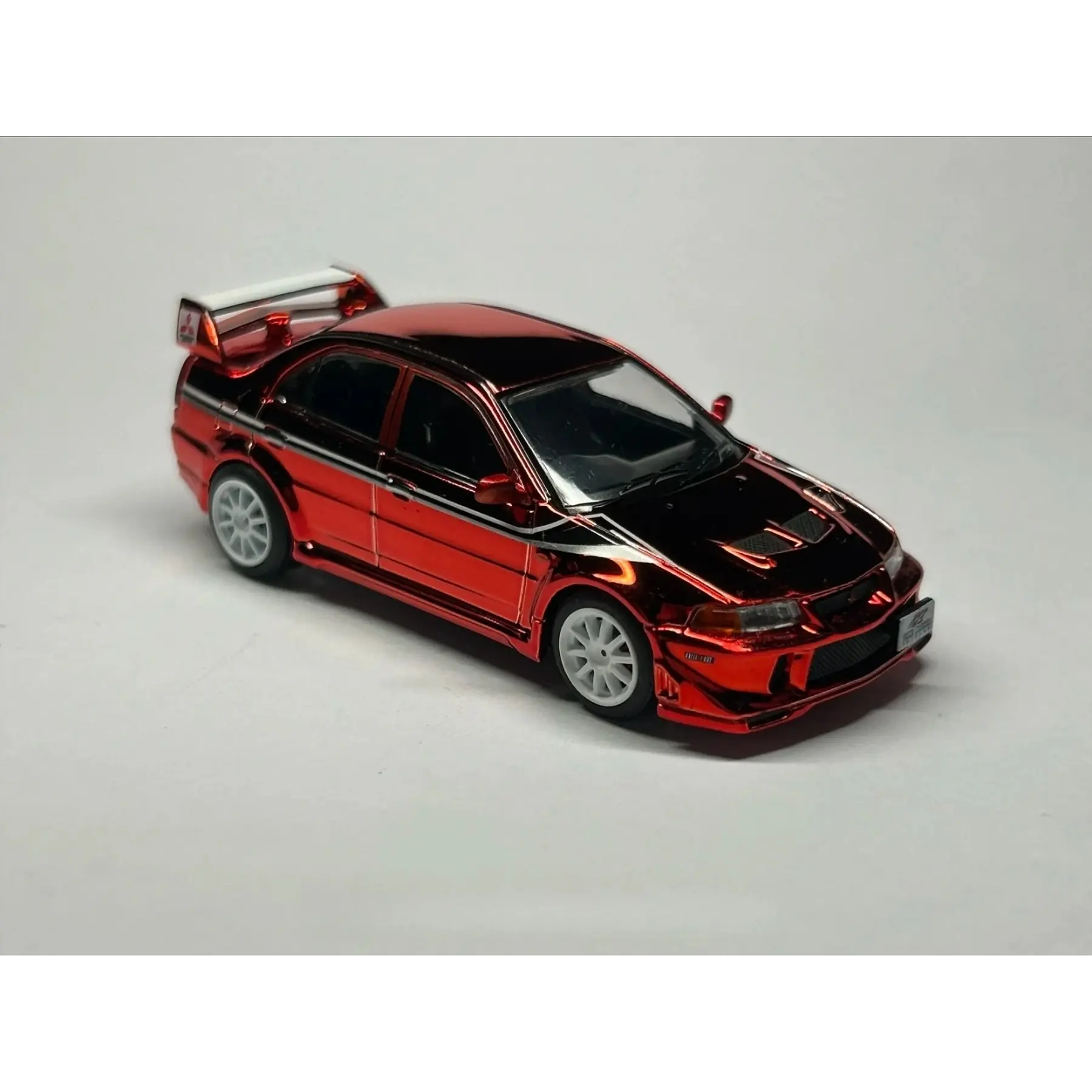 WORKS 1:64 Mitsubishi Lancer Evolution VI TME HEC 2026 red chrome