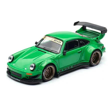 Pop Race 1:64 Porsche RWB 930 Green HEC 2026
