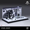 (PREVENTA) MoreArt 1:64 Porsche Rexy Bone Diorama garage 