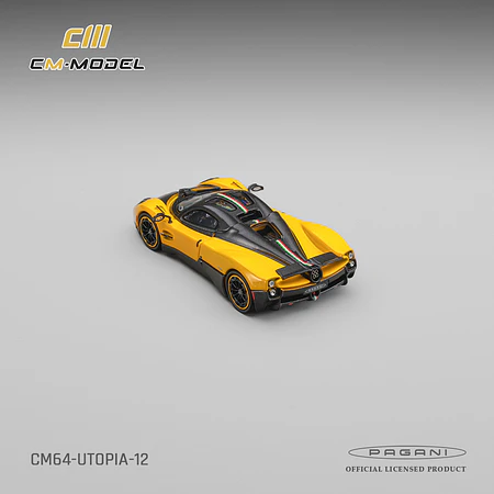 (PREVENTA) CM MODEL 1:64 Pagani Utopia Giallo Ginevra