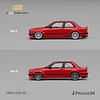 (PREVENTA) CM MODEL 1:64 Pandem BMW M3 E30 Bright Red 