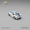 (PREVENTA) CM MODEL 1:64 Dodge Viper（ZBI) Stone White Whit Blue racing stripes