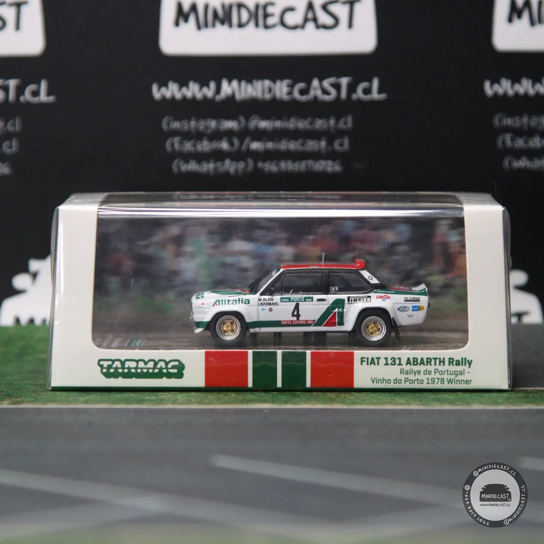 Tarmac Works 1:64 FIAT 131 ABARTH Rally Rallye de Portugal